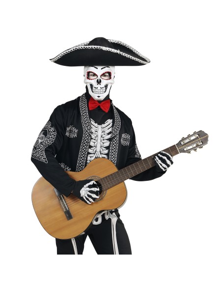 Masque Day of the Dead tête de mort mexicaine pour Halloween