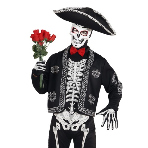 Masque Day of the Dead tête de mort mexicaine pour Halloween