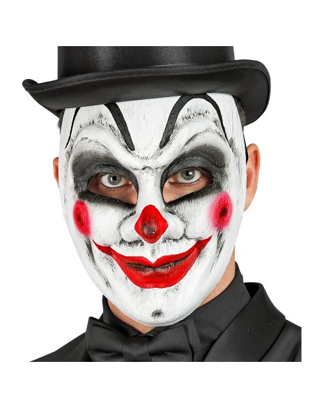 Masque Comedia Dell'Arte tête de clown pour pièce de théatre