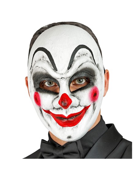 Masque Comedia Dell'Arte tête de clown pour pièce de théatre