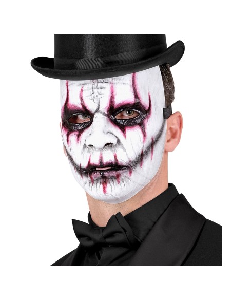 Masque de Joker maléfique accessoire de déguisement horreur
