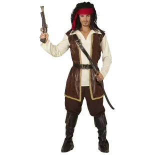 Costume pirate des 7 mers déguisement corsaire pour homme adulte