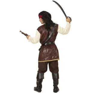 Costume pirate des 7 mers déguisement corsaire pour homme adulte 2