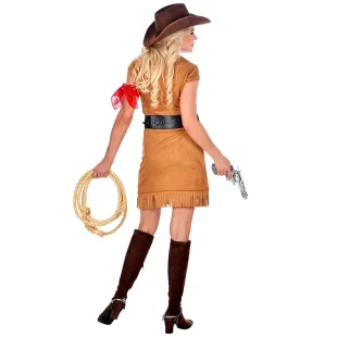 Costume Far West de cow-girl pour soirée à thème western 2