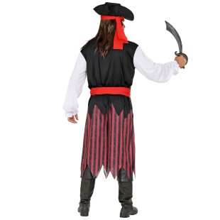 Costume pirate caraïbes déguisement de flibustier pour homme 2
