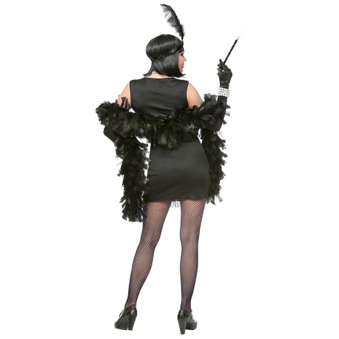 Déguisement charleston or et noir robe femme thème années 20