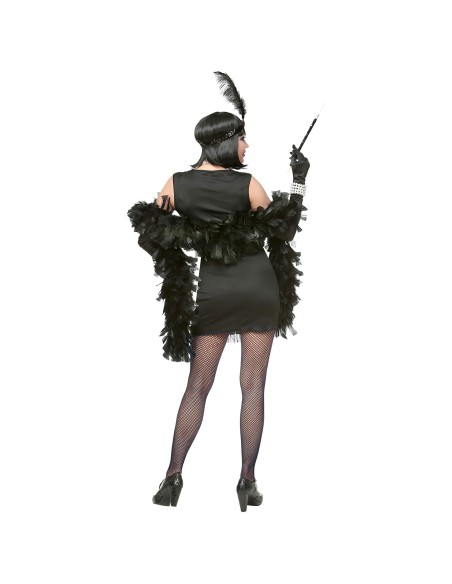 Déguisement charleston or et noir robe femme thème années 20