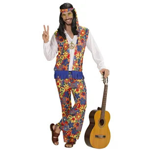 Déguisement hippie homme pour soirée Flower Power à Lille