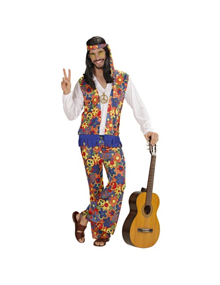 Déguisement hippie homme pour soirée Flower Power à Lille