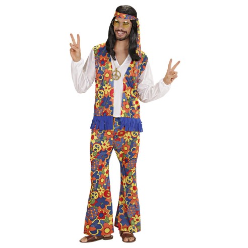 Déguisement hippie homme pour soirée Flower Power à Lille