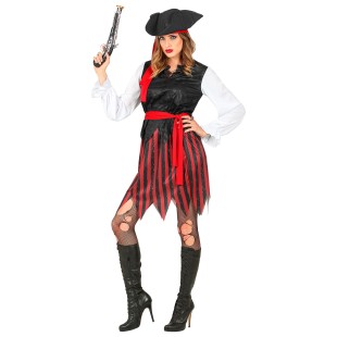 Costume pirate caraïbes déguisement de flibustier pour homme