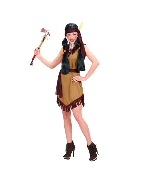 Costume Far West indienne femme pour soirée à thème western