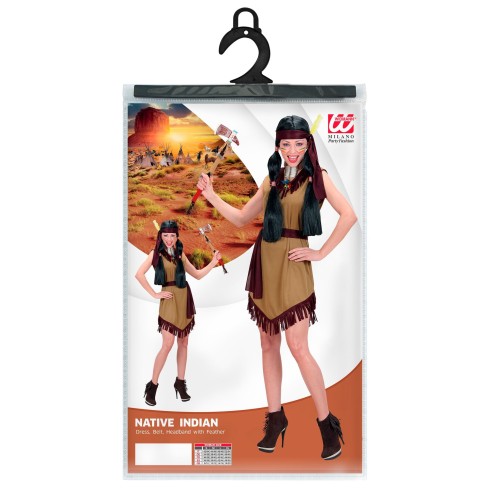Costume Far West indienne femme pour soirée à thème western