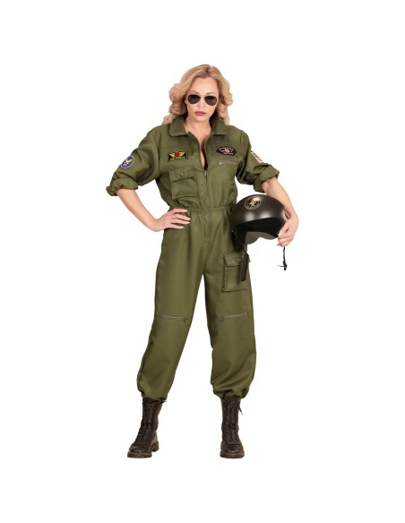 Déguisement Top Gun de pilote de chasse pour femme chez Festimania