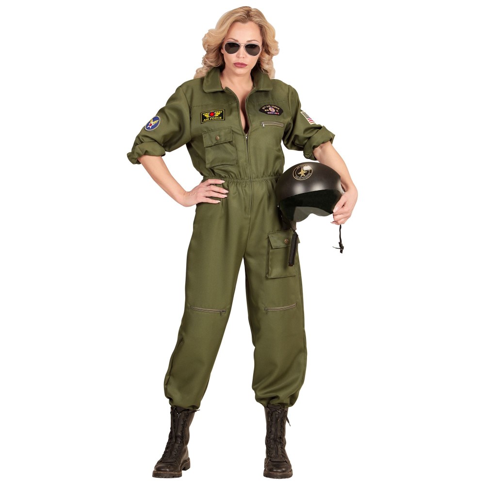 Déguisement Top Gun de pilote de chasse pour femme chez Festimania — free download