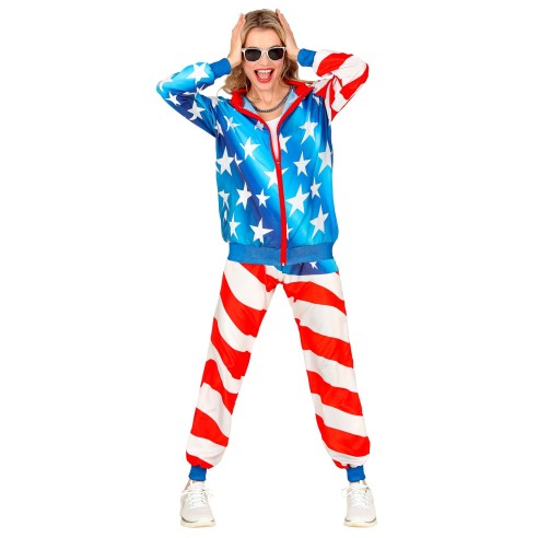 Costume combinaison Party Fashion USA mixte pour soirée Américaine