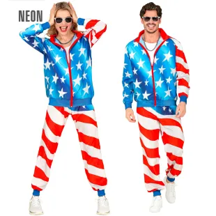 Costume combinaison Party Fashion USA mixte pour soirée Américaine