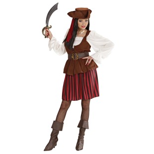 Costume pirate corsaire femme luxe pour soirée déguisée