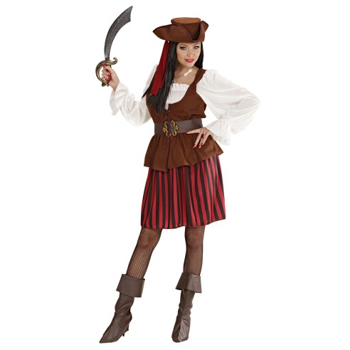 Costume pirate corsaire femme luxe pour soirée déguisée