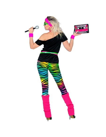 Déguisement fluorescent années 80 pour femme pour soirée costumée