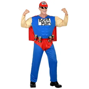 Déguisement humoristique Duff Man pour soirée arrosée à Lille