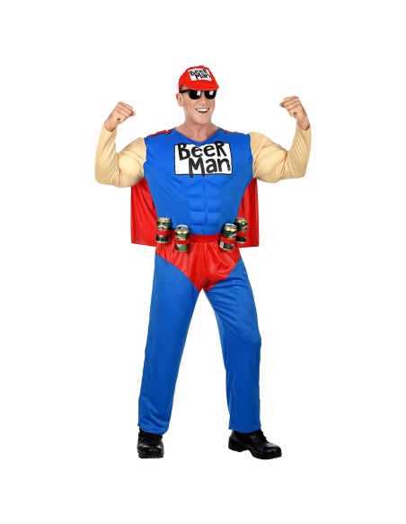 Déguisement humoristique Duff Man pour soirée arrosée à Lille