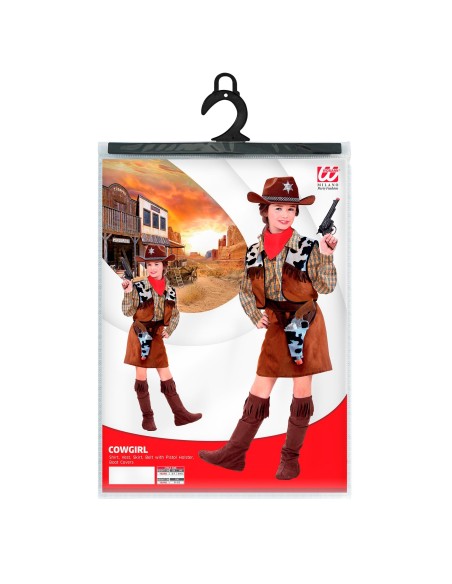 Déguisement cow-girl western fille pour fête costumée enfantine