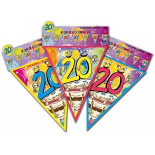 Guirlande fanions 20 ans