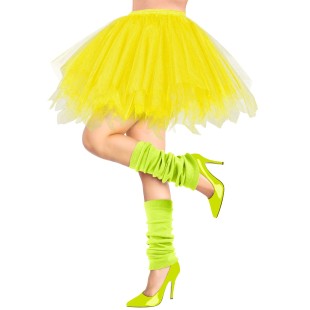 Guêtres couleur fluo pour déguisement carnaval et costume coloré 2