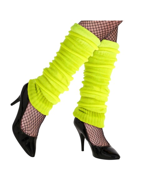 Guêtres couleur fluo pour déguisement carnaval et costume coloré