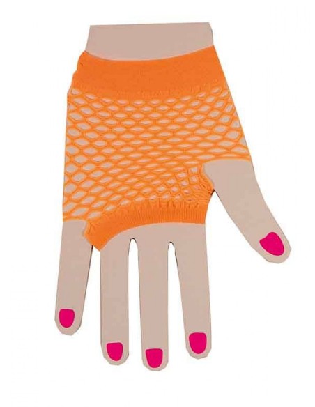 Mitaines fluo pour déguisement années 80 ou carnaval de Dunkerque