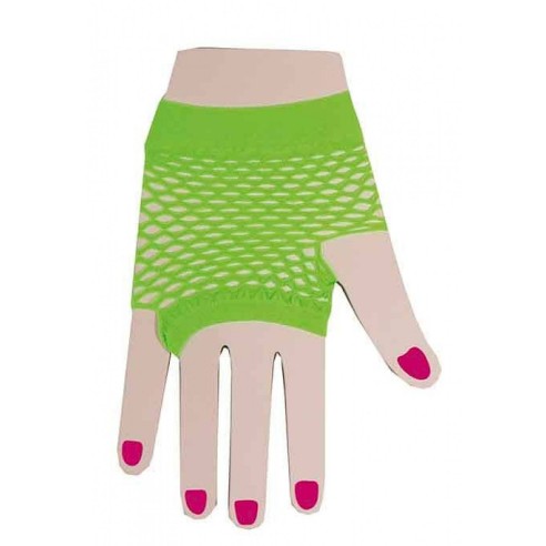 Mitaines fluo pour déguisement années 80 ou carnaval de Dunkerque