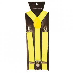 Bretelles fluo pour déguisement années 80 ou carnaval de Bailleul 2