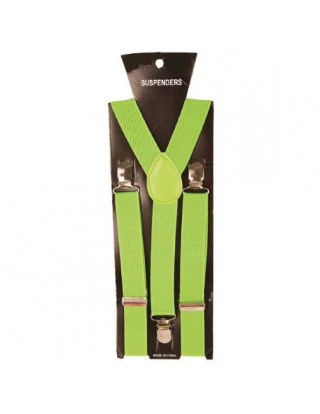 Bretelles fluo pour déguisement années 80 ou carnaval de Bailleul