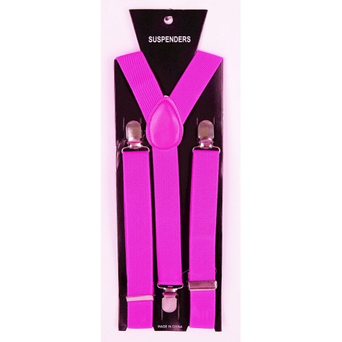 Bretelles fluo pour déguisement années 80 ou carnaval de Bailleul