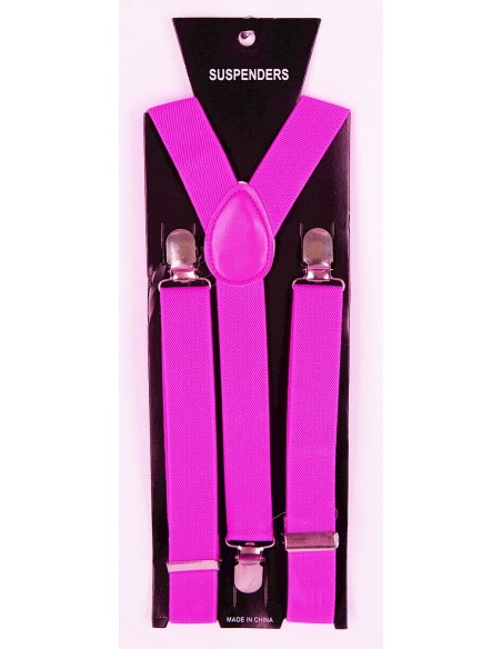 Bretelles fluo pour déguisement années 80 ou carnaval de Bailleul