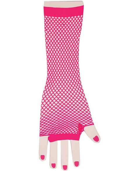 Mitaines fluo longues pour déguisement années 80 ou carnaval de Bailleul