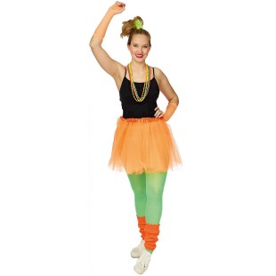 Tutu fluo résille pour défiler aux carnavals de Dunkerque et Bailleul