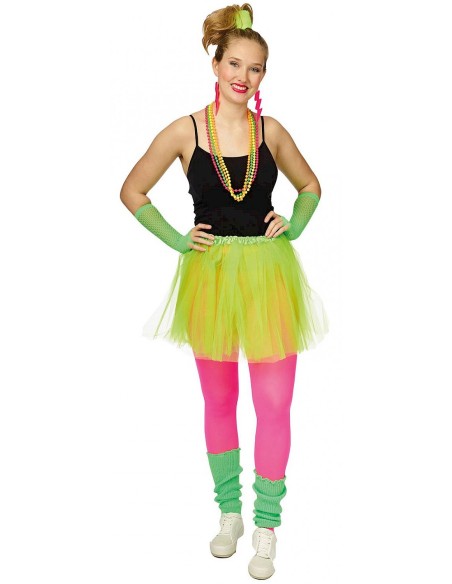 Tutu fluo résille pour défiler aux carnavals de Dunkerque et Bailleul