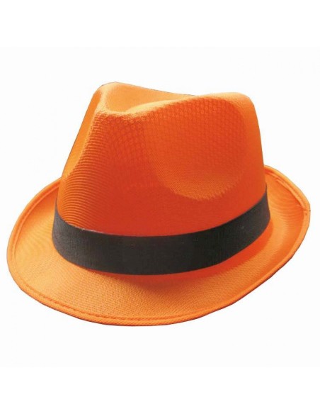 Chapeau borsalino fluo funk pour un déguisement fun et coloré