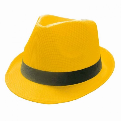 Chapeau borsalino fluo funk pour un déguisement fun et coloré