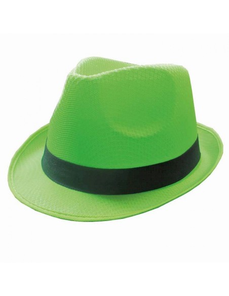 Chapeau borsalino fluo funk pour un déguisement fun et coloré
