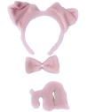 Set accessoires cochon rose  pour déguisement thème ferme et paysan