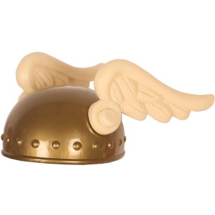 Casque Asterix le gaulois avec ailes pour déguisement adulte
