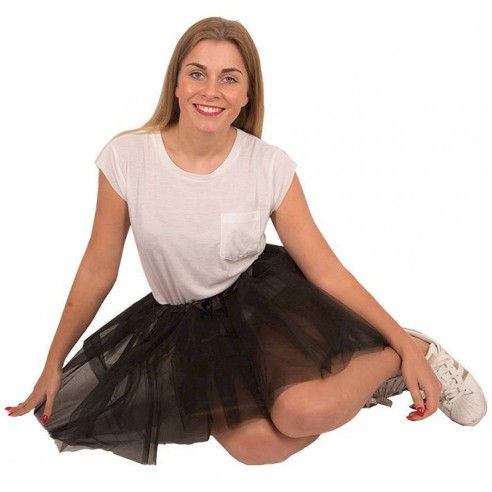 Tutu tulle noire pour déguisement festif dans les Hauts-de-France