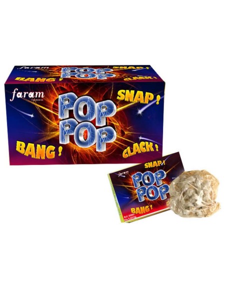 Boite de 50 clac doigts pour enfants artifice inoffensif