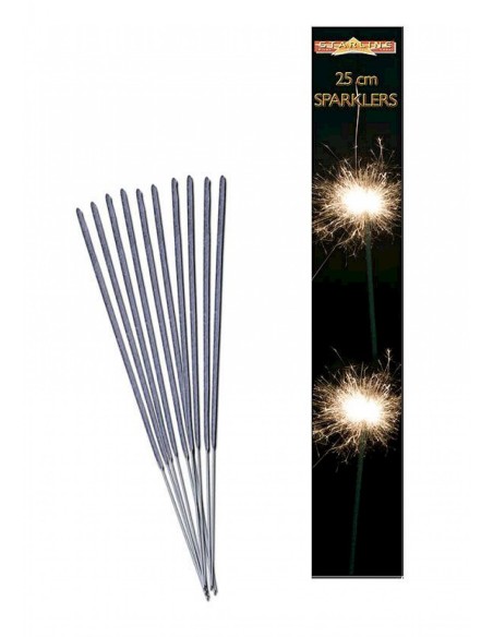 8 cierges magiques scintillants pour gâteau d'anniversaire