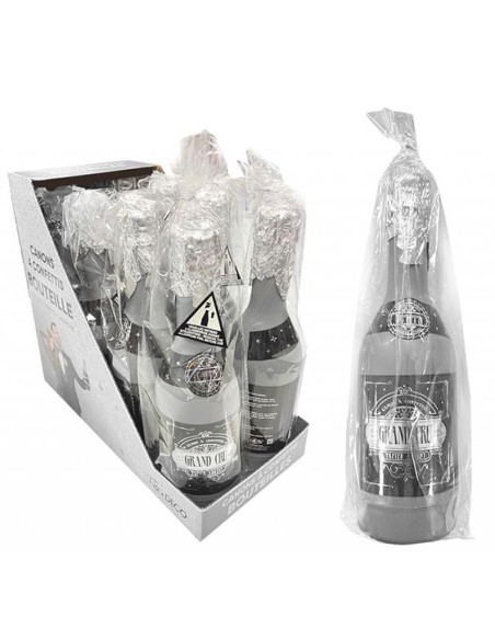 Canon à confettis en forme de bouteille de champagne chez Festimania