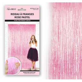 Rideau franges métal colorées pour décoration de salle et maison