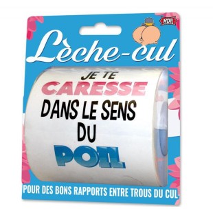 Rouleau de papier toilette lèche cul humoristique pour cadeaux